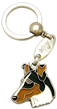 COLLIE SMOOTH TRICOLOR <br> (keyring, engraving included)
